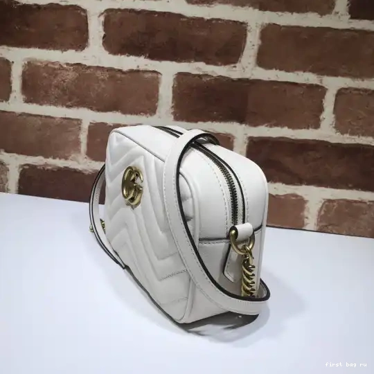 First bag ru GG mini shoulder GUCCI Marmont bag 0525